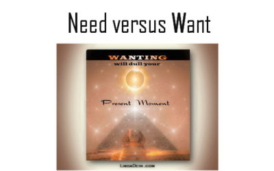Need versus Want